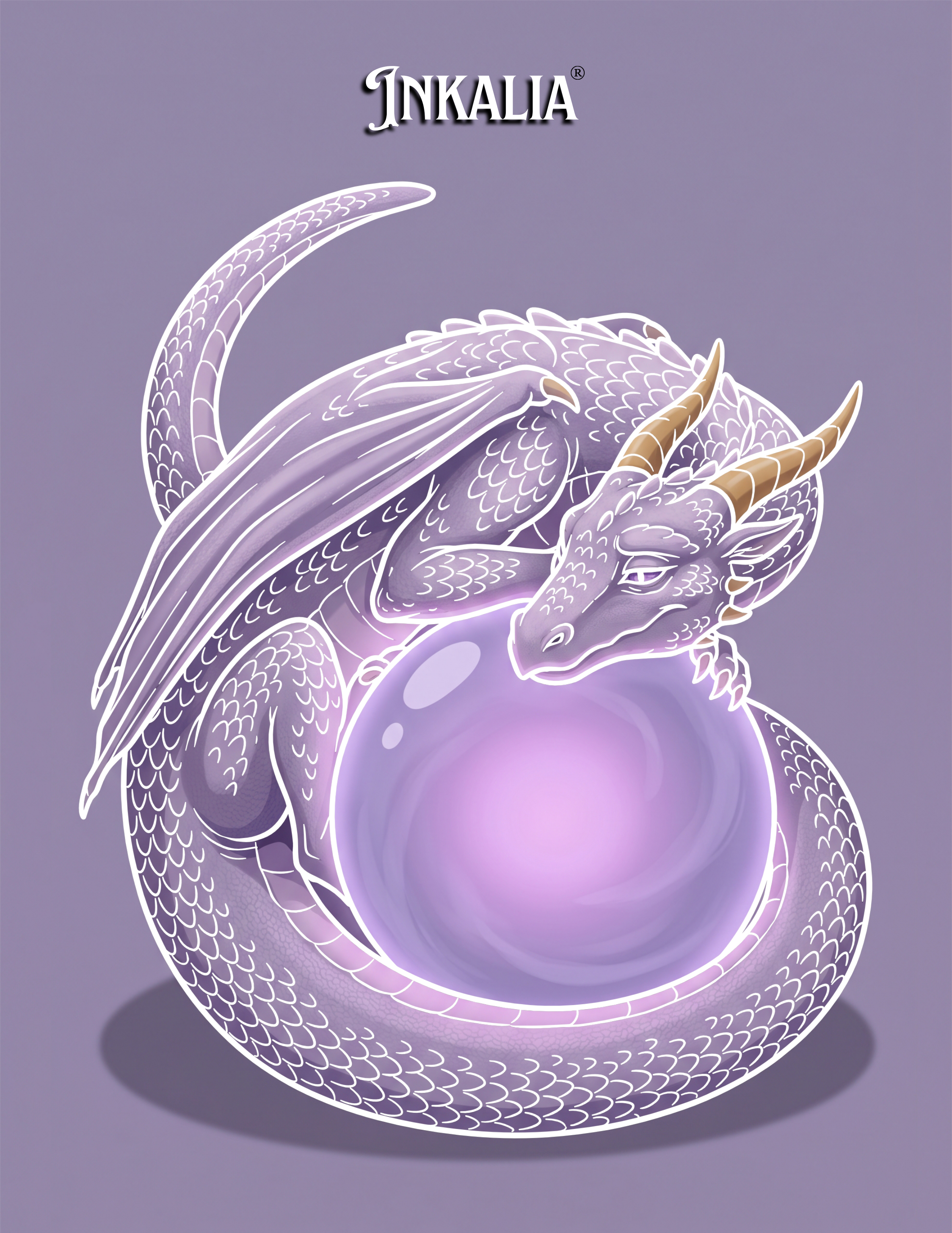 Free Inkalia ink tracing illustration